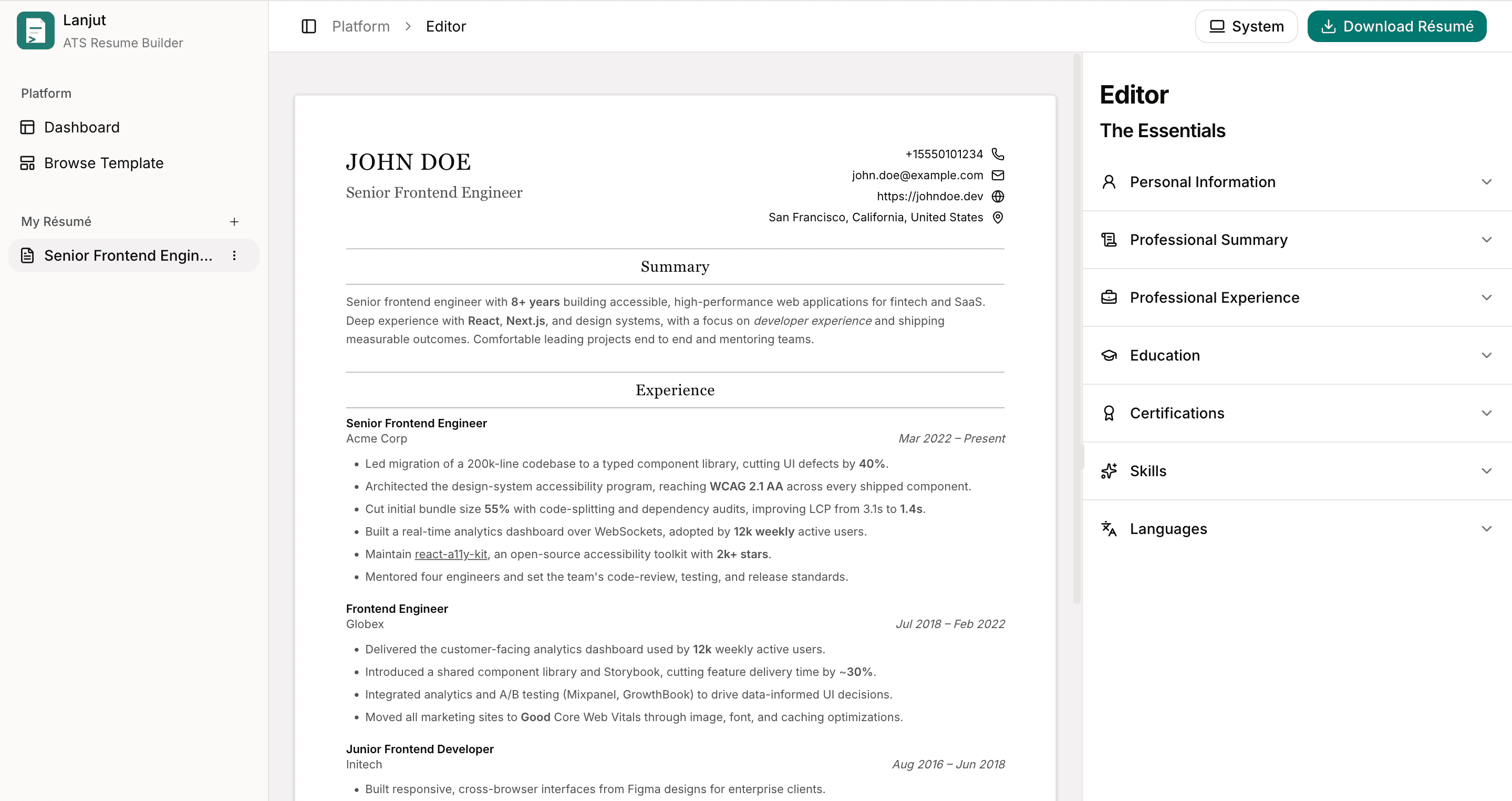 Lanjut Editor Lanjut Editor